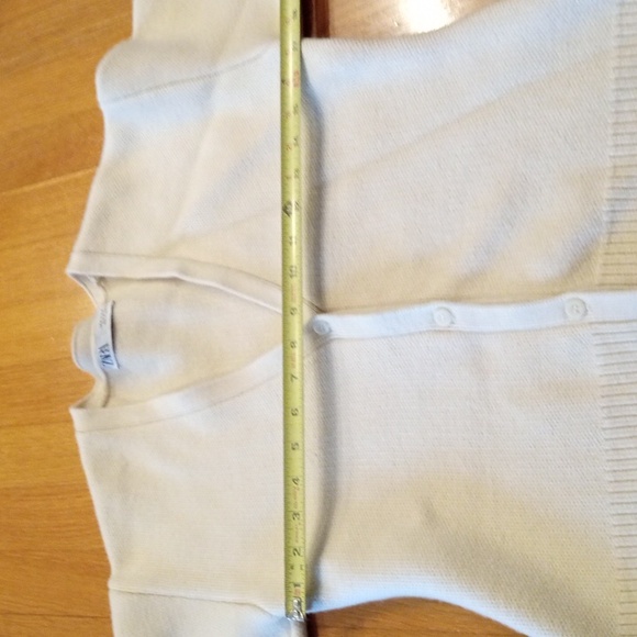 Zara Button Down Cardigan women's Sweater medium - Picture 9 of 14